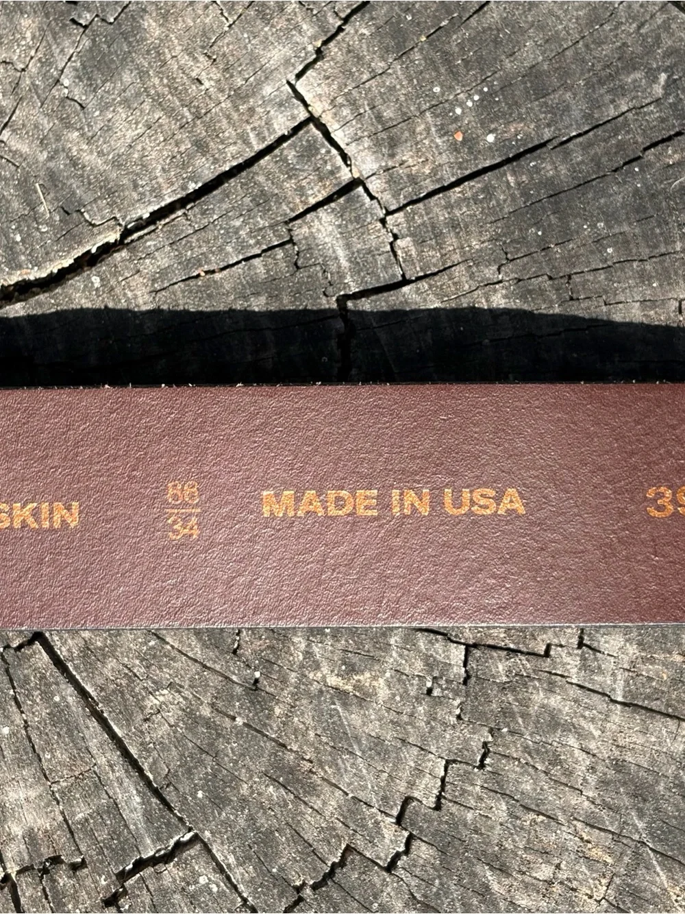 Allen Edmonds Chestnut Brown Leather Belt with Silver Buckle NWOT